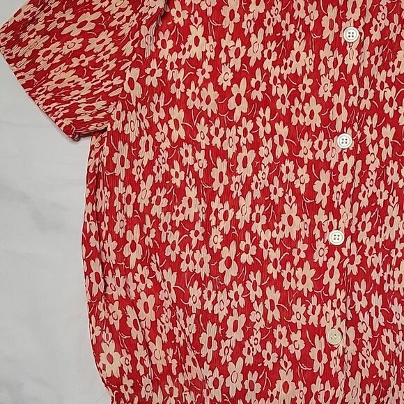 Madewell Crinkled Button-Back Full Bloom Blouse - Picture 5 of 5